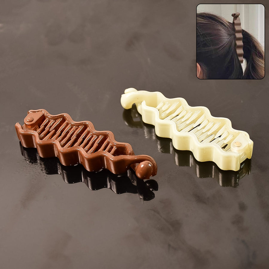 Plastic Hair Claw Clips Strong Clips (1 Pc / Mix Color), Hair accessories