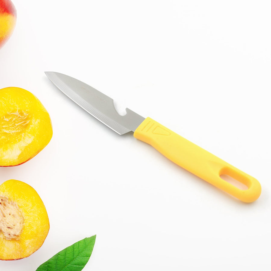 Stainless Steel Knife for Kitchen Use with Non-Slip Handle and Blade Cover 1 Pc