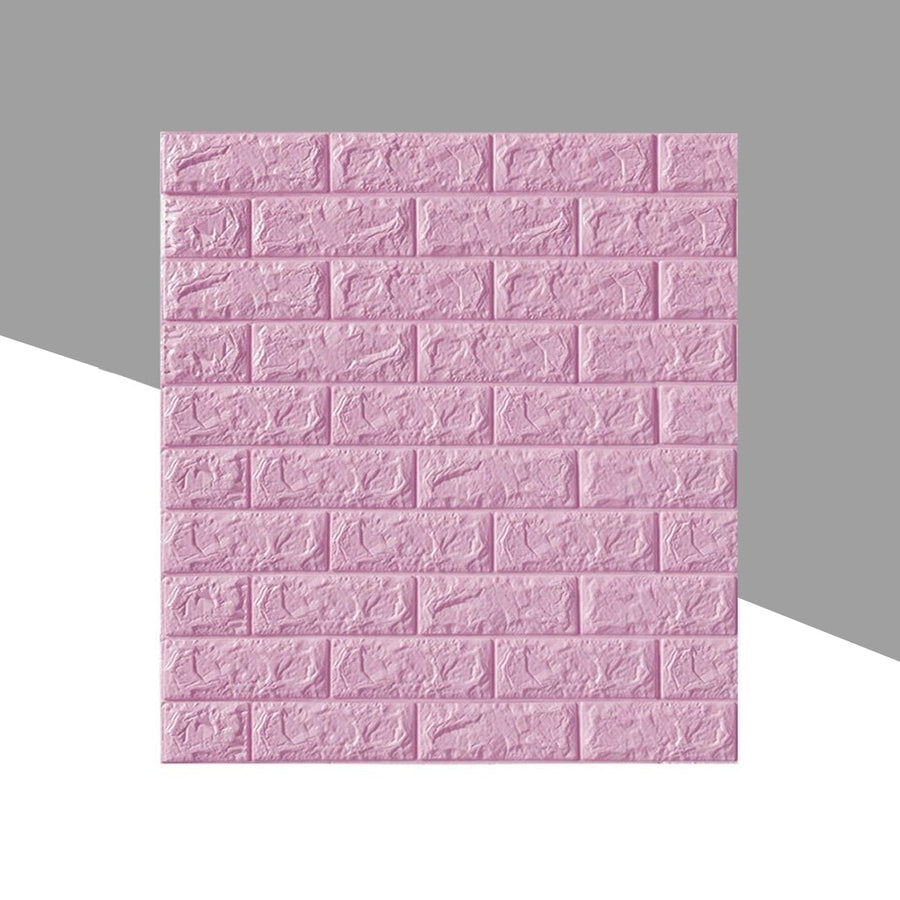 Wallpaper 3D Foam Wallpaper Sticker Panels (70 x 76 Cm / 1 Pc)