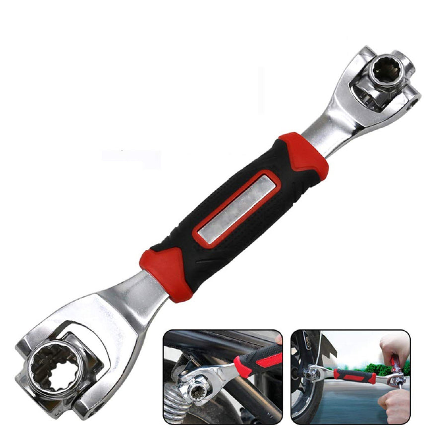 48 in 1 Wrench Swivel Head Multi Tool Spanner with Spline Bolts