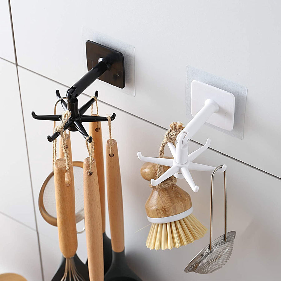 Rotatable hooks for hanging 360 (1 Pc / Black)
