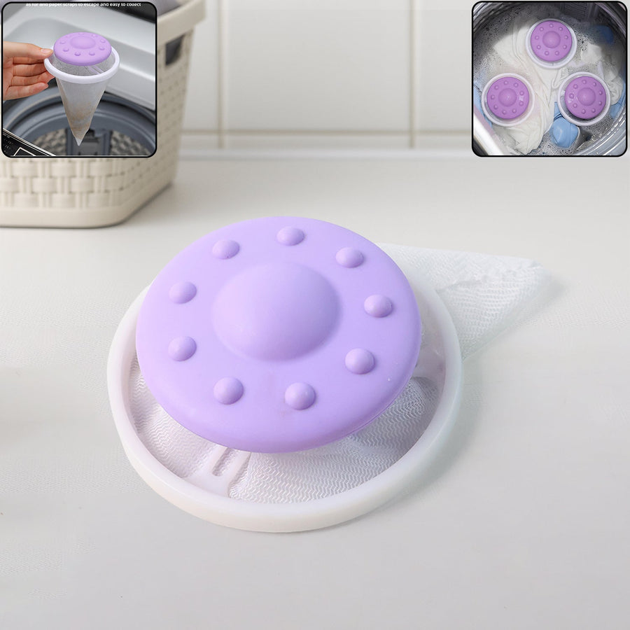 Floating Washing Machine Lint Mesh Filter Bag (1 Pc)
