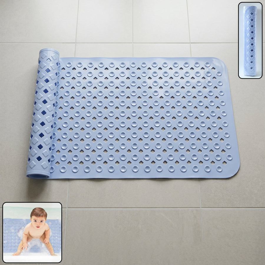 Suction Cups Anti-Slip Bath Mat (1 Pc, 88x40 Cm)
