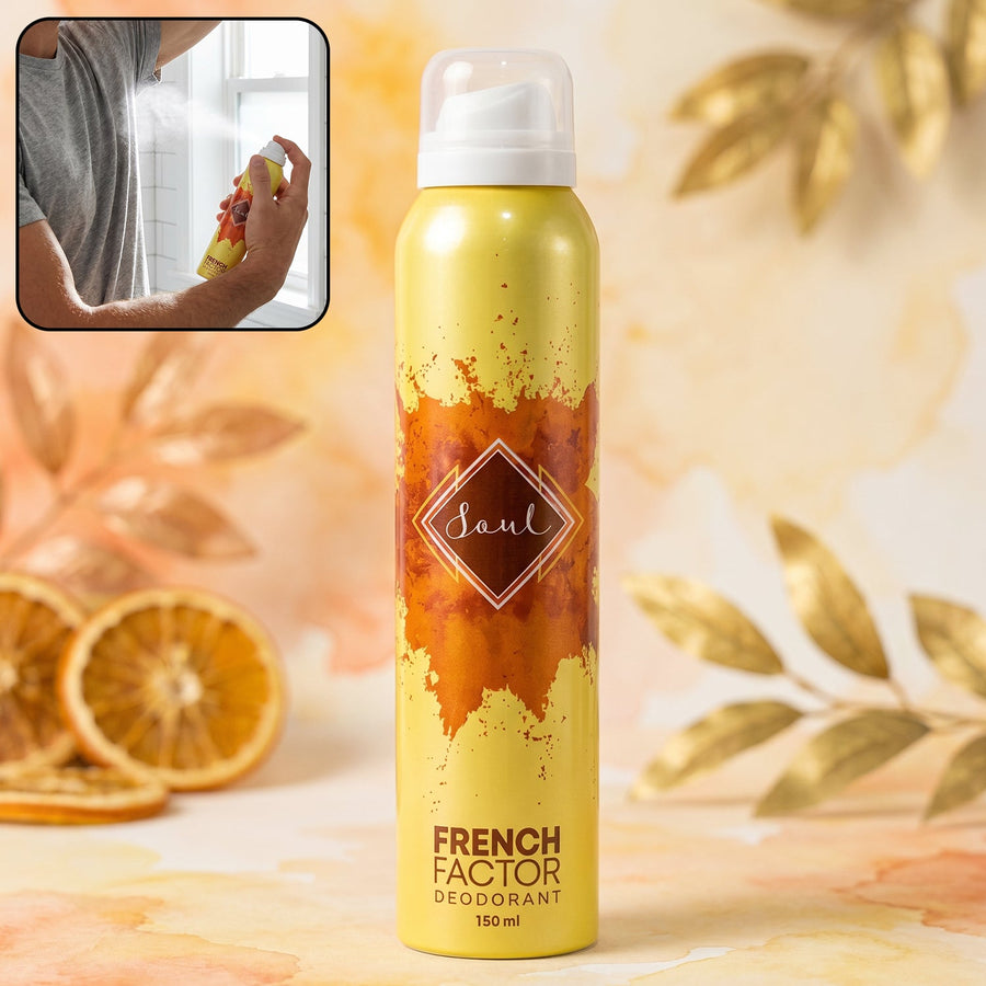 French Factor Soul Deodorant Body Spray (1 Pc, 150 ML)