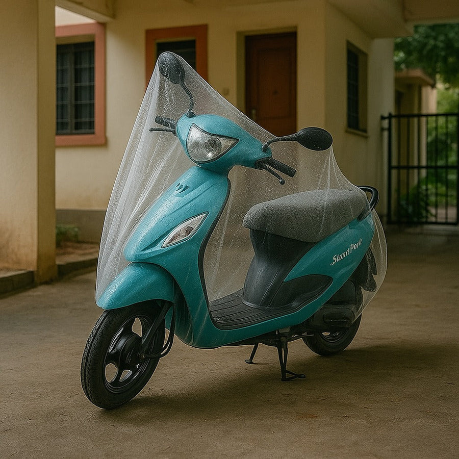 Small Plastic Activa Cover (1 Pc / 220 Cm Long Adjustable)
